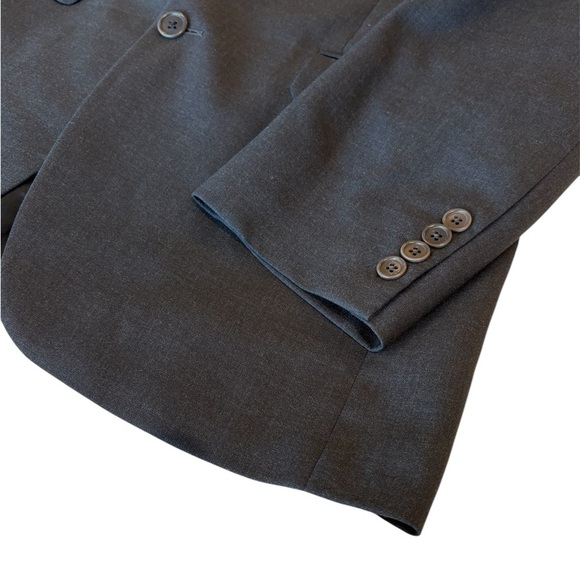 Brooks Brothers 346 Stretch Men’s 37R Gray Suit Jacket Sport Coat Blazer Modern - Picture 6 of 9